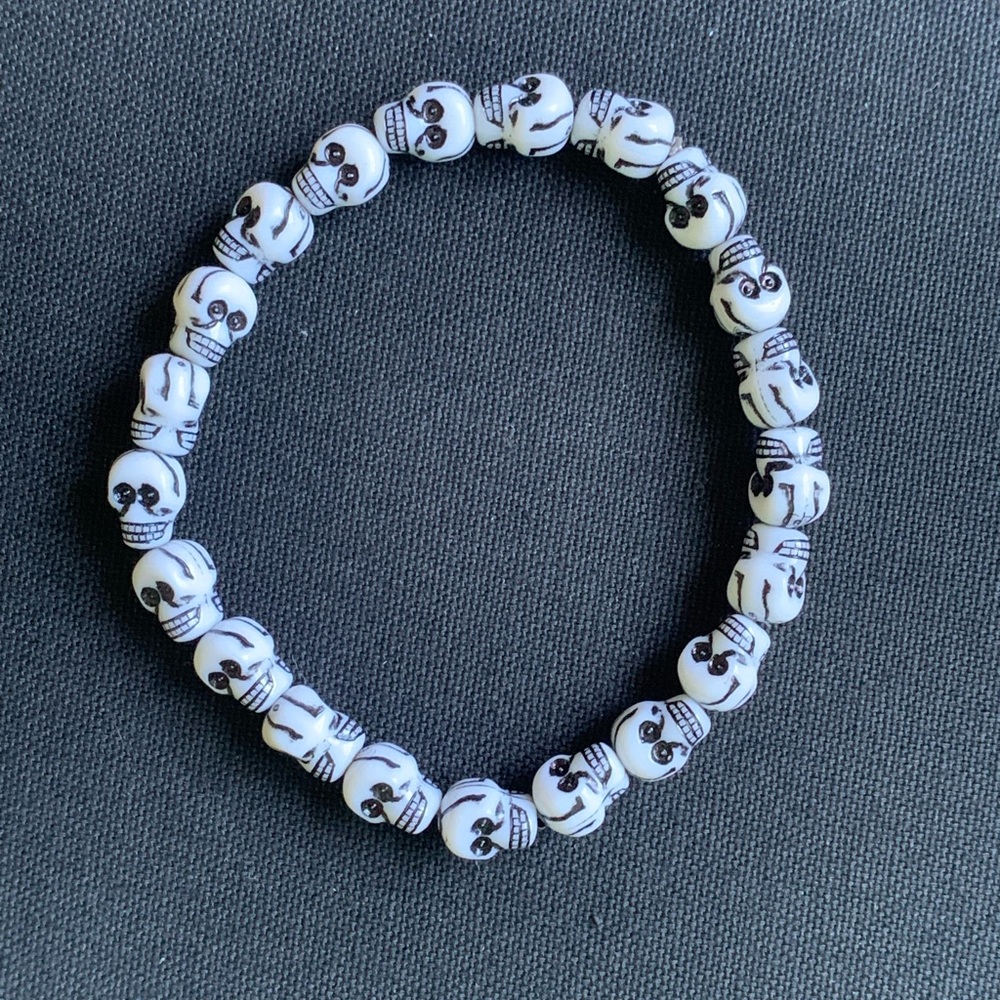 Skull Beaded Bracelet